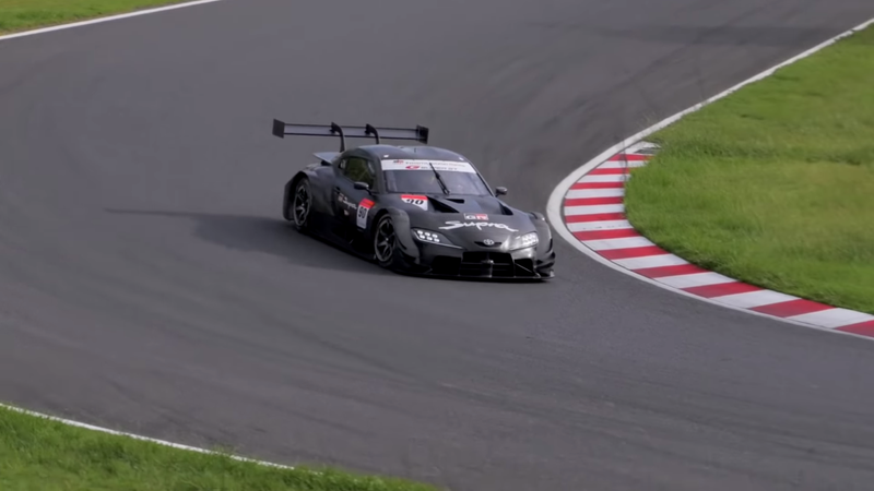 Illustration for article titled The Four-Cylinder 2020 Supra Super GT Car Sounds Bizarre